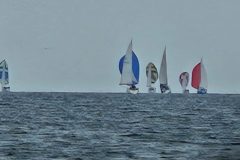 Segelboote auf Haff