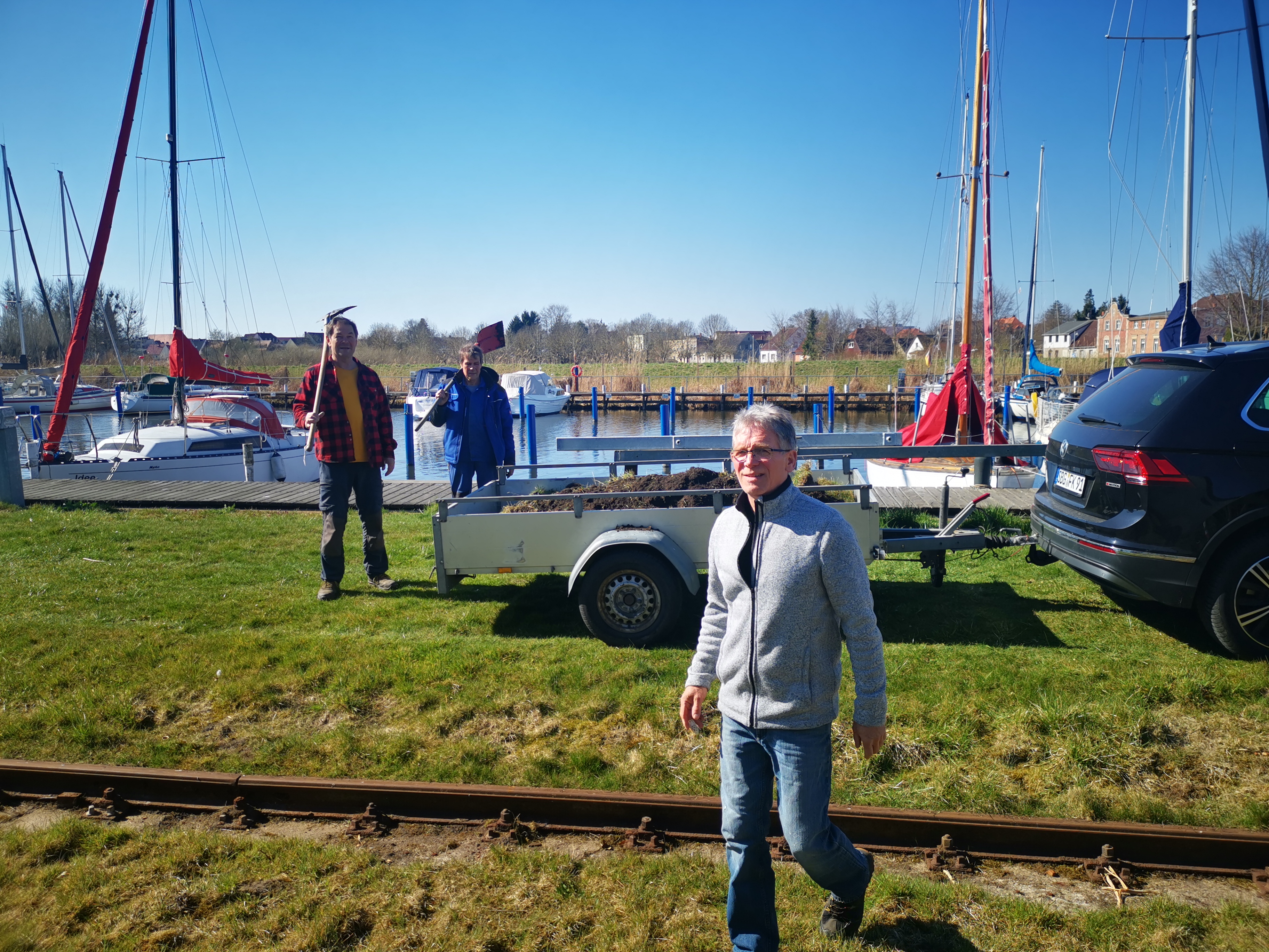 Arbeiten am Kanal
